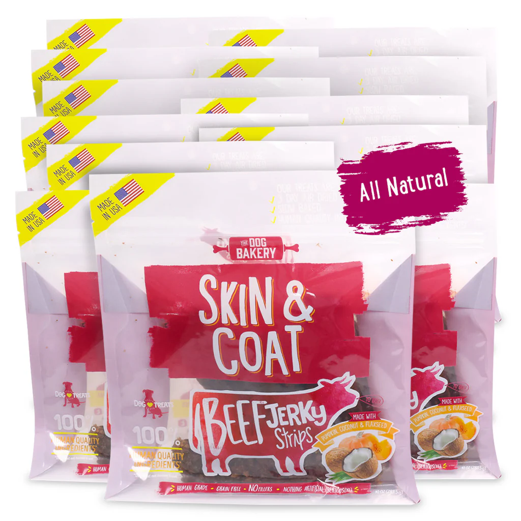 Beef Skin and Coat Jerky Strips - 10 oz - Image 5